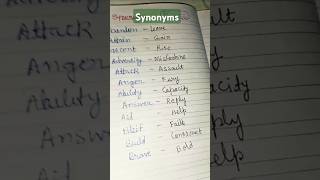 Synonyms #english