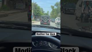 Modified Thar black 4x4 #mahindra #thar #jeep #toyota #scorpio #automobile