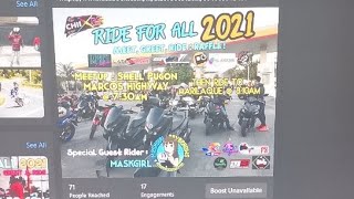 RIDE FOR ALL 2021 Meet, Greet, Ride & Raffle UPDATE !