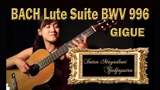 GIGUE BWV 996 - Johann Sebastian Bach - Intan Mayadewi