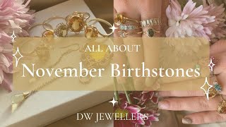 All About November Birthstones | Citrine & Topaz Jewellery | DW Jewellers