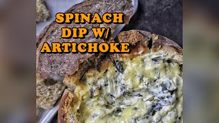 SPINACH DIP WITH ARTICHOKE | CHEESELOVER