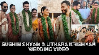 Sushin Shyam wedding | Sushin Shyam & Uthara Krishnan married #sushinshyam #malayalamshorts #shorts