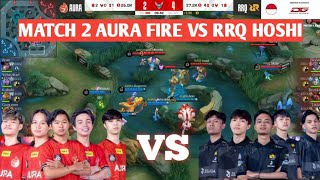 [ FULL MATCH ] AURA FIRE VS RRQ HOSHI MATCH 2 - MPL ID S13 WEEK 1 DAY 3 | REGULER SEASON #weownthis