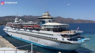 Big Cruise Ship docking | Greece