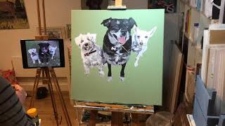 Dog Commission from start to finish