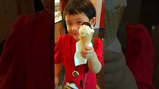 Eating yummy ice cream #shorts #icecream #delicious #sweet #eating #youtubeshorts