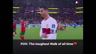 Cristiano Ronaldo's toughest moment 🐐👏🙏🏽#christianoronaldo #urchristiano #mentality