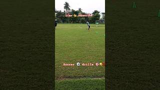 Soccer skills training//Soccer warm up drills practice #footballtraining #tutorial #viral #shorts