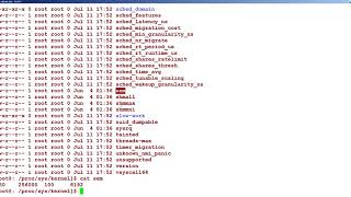 14.12 sysctl and kernel parameters