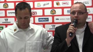 Pressekonferenz ESV Kaufbeuren vs. Dresdner Eislöwen am 11.09.2015