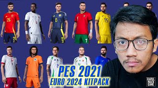 PES 2021 NEW EURO 2024 KITPACK - PES 2021 PC GAMEPLAY