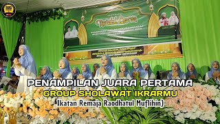 Penampilan Juara 1 Tim Sholawat IKRARMU pada Lomba Sholawat Tingkat Remaja di Biringere Pangkep