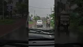 Ambassador in rain-Nostalgia #driving #cardriving #ambassador #ytshorts #shorts