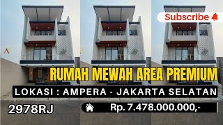 Rumah Mewah Private Pool Area Premium di Ampera Jakarta Selatan