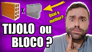 TIJOLO ou BLOCO? Qual o melhor para construir suas KITNETS?