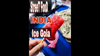 Crushed Ice Lollypop || Indian Street Desserts || Street Food India Ice Gola || THE STREET FOOD