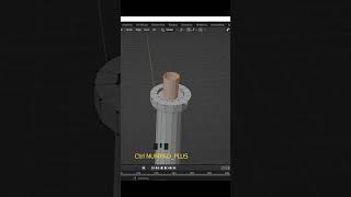 Light House Modeling In Blender Part-01-mds design #shorts 🗼