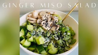 Ginger Miso Salad | Plant-Based