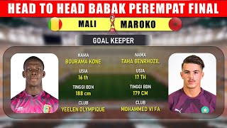 MALI VS MAROKO | Head to Head Perempat Final Piala Dunia u17 Indonesia 2023 | Live Vidio