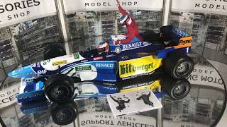 Minichamps 1/18 Michael Schumacher/Jean Alesi Benetton B195 #1 'Alesi Taxi' Canadian G/P 1995