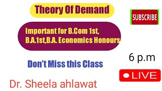 Theory Of Demand |Part-2|