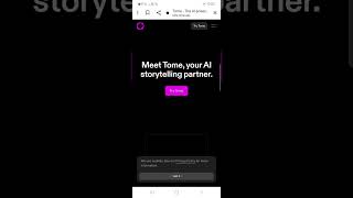 Tome  create a presentesion in seconds