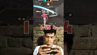 WAIT FOR END 💯😈🔚 FREE FIRE 🔥 1VS4 CHALECH DOUBLE VECTOR 🔚 #shorts #india #trending #freefire