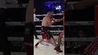 Jazza knocks opponent out the ring