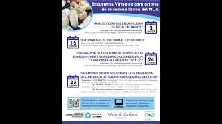 2° encuentro virtual: Alternativas de uso para el Lactosuero.