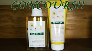 ***TIRAGE de 3 lots de produits KLORANE!*** FERMÉ