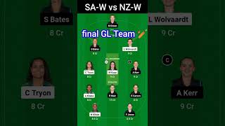 SA-W vs NZ-W T20 World final 🔥. Grand League team  #glteam  #shorts  #virals