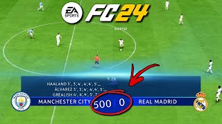 TENTANDO FAZER *500 GOLS* EM *APENAS* 1 PARTIDA! - EA Sports FC 24