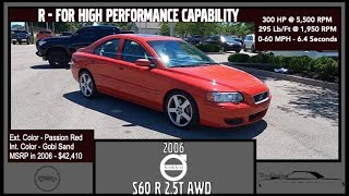 2006 Volvo S60 R T5 AWD | Full In Depth Review | High Performance Capability