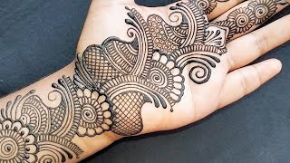 Simple 😍And Easy Mehndi Design||Amazing Front Hand Arabic Mehndi Design||New Stylish Mehndi Design