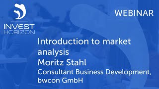 Webinar: Introduction to market analysis