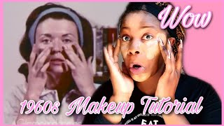 BLACK GIRL tries a 1960s MAKEUP TUTORIAL