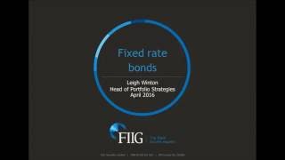 Introduction to Fixed Rate Bonds