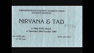 Nirvana - (Ents Hall, Portsmouth, England) 28/10/1989