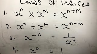 Indices: JAMB Mathematics Questions