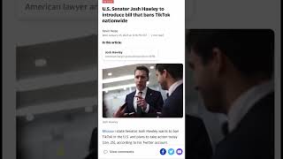 U.S. Senator Josh Hawley to introduce bill that bans TikTok nationwide