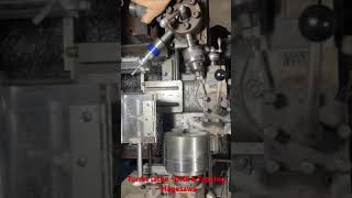 Turret Lathe - drill & Tapping - Hagesawa lathe.