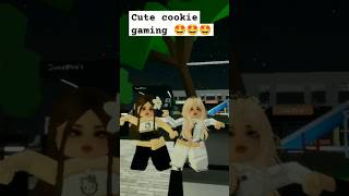 I met cute cookie gaming 🤩🤩🤩🤩 #cover #music #remix #coversong #roblox #robloxcover #robloxfan