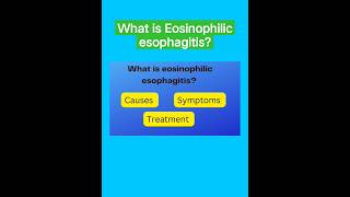 what is Eosinophilic esophagitis causes symptom and preventive measures #eosinophilic #esophagitis