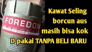 cara memperbaiki borcun bortuner bor gantung kawat seling aus tanpa beli baru