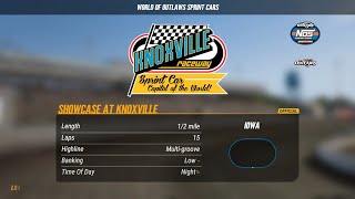 World of Outlaw Sprint Cars Dirt Track Racing 24 Episode 7 "Knoxville Raceway"