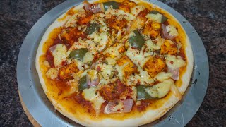 சுவையான பன்னீர் பீட்சா இப்படி செய்து பாருங்க || Home made Paneer Pizza......