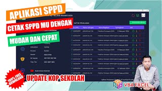 Aplikasi Surat Perjalanan Dinas SPPD V2 Update Kop Sekolah #update