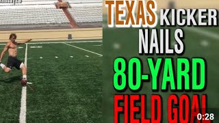 MY FIRST FIELD GOAL EVER MADE! | iKick Professional Virtual Training @ikick_training