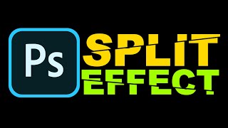 #Photoshop Text Split Effect #Shorts